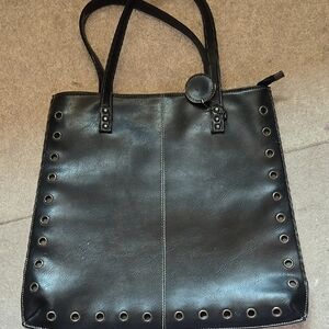 Elegant Black Tote Bag